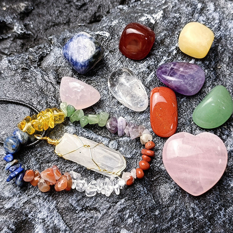 Energy Burst ? Colorful Stone & Hexagonal Pillar Trio
