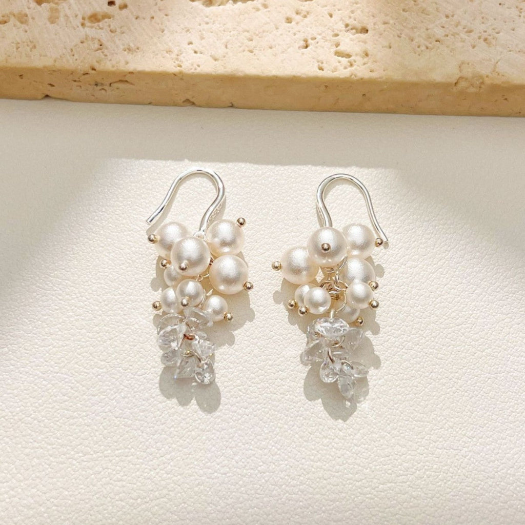 Elegant Pearl Tassel Earrings