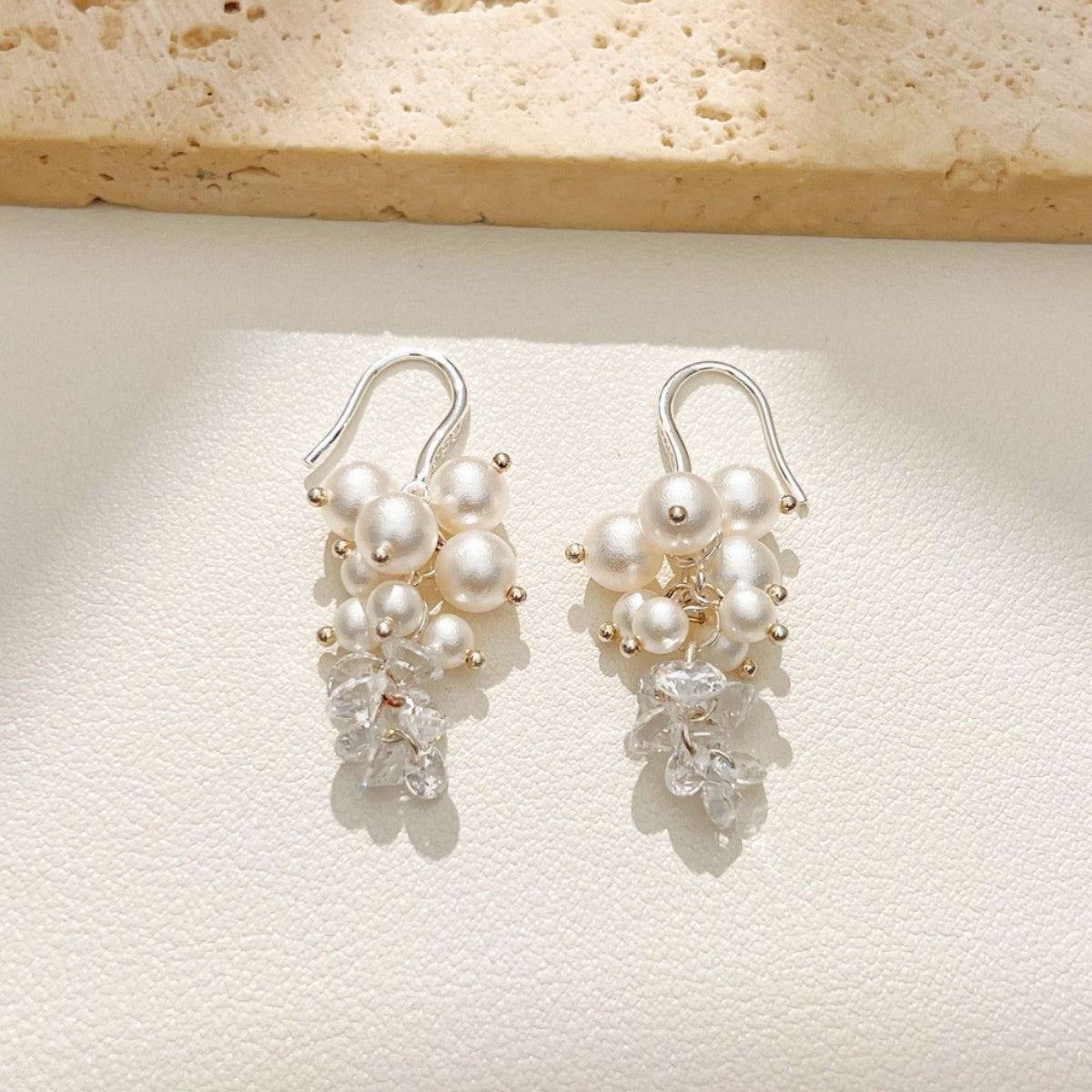 Elegant Pearl Tassel Earrings