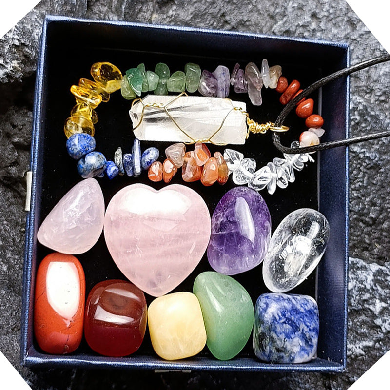 Energy Burst ? Colorful Stone & Hexagonal Pillar Trio