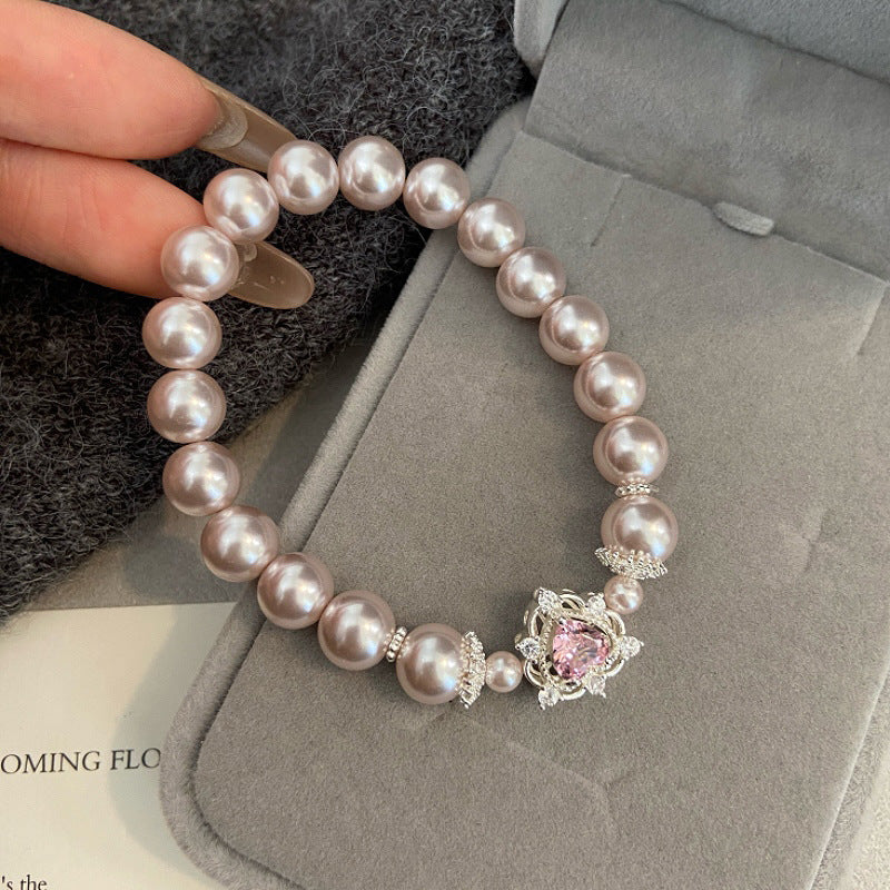 Cherry Blossom �?Pearl Bracelet