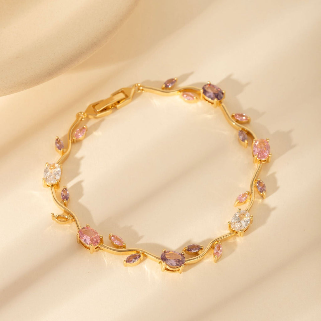 Tulip Vine Crystal Bracelet