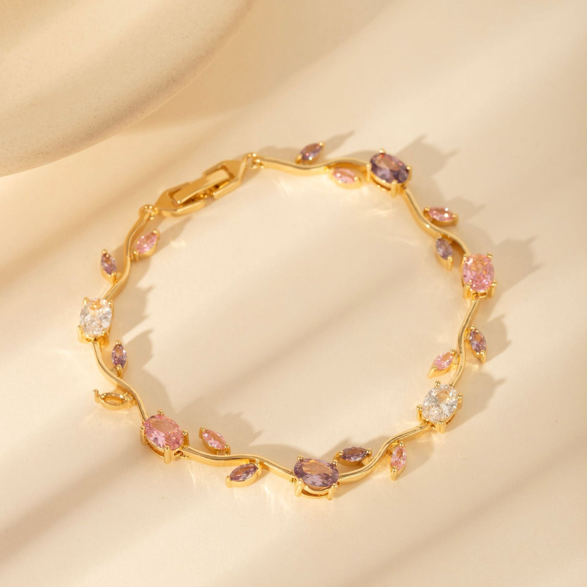 Tulip Vine Crystal Bracelet