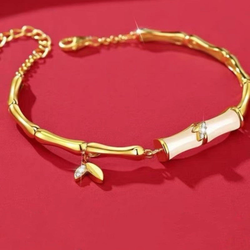 Bamboo ? Gold plated bracelet