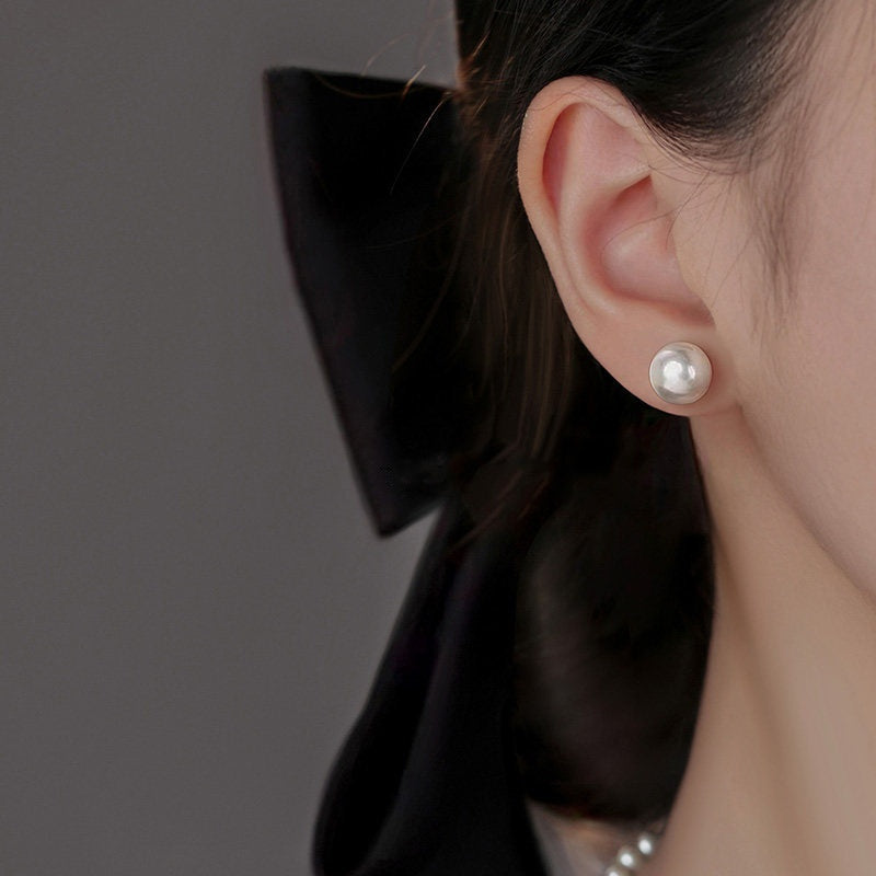 Classic Pearl Stud Earrings
