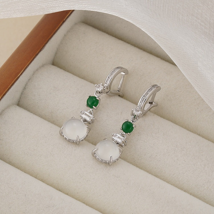 Vintage Tassel Crystal Earrings