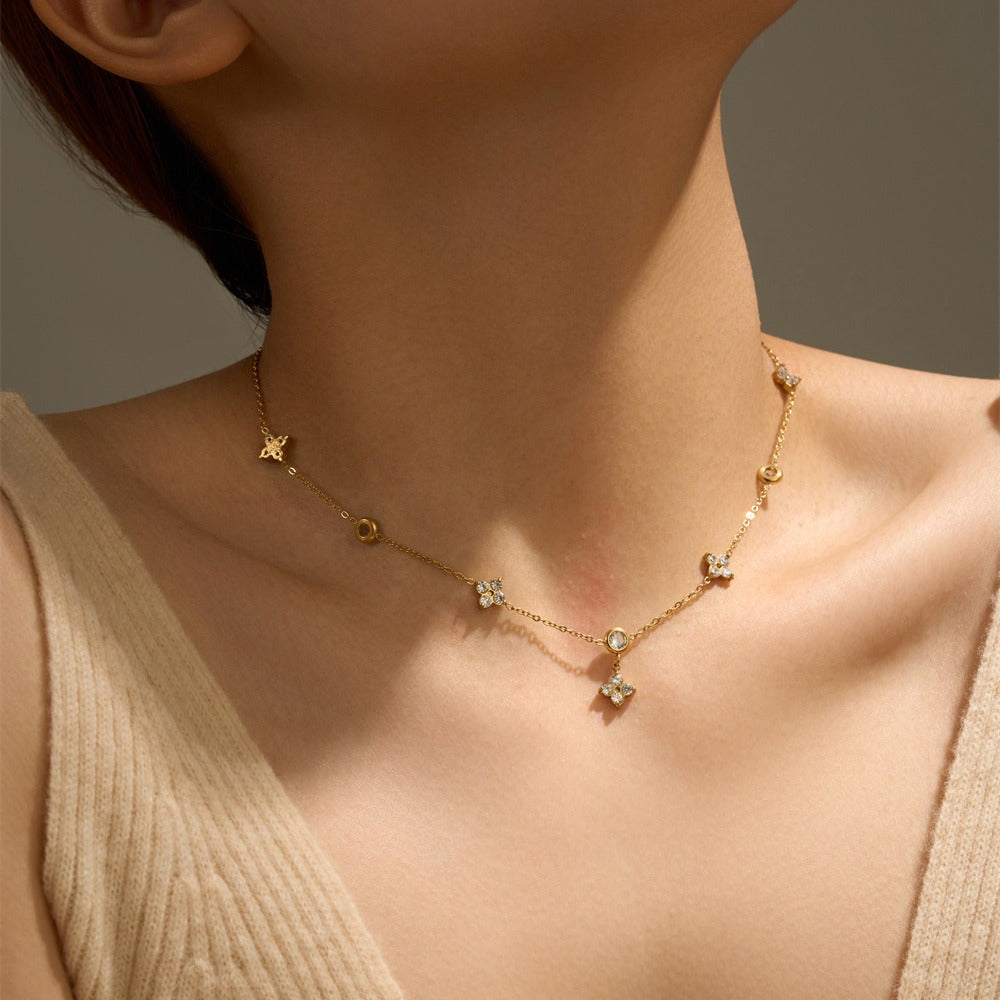 Clover Stardust Necklace