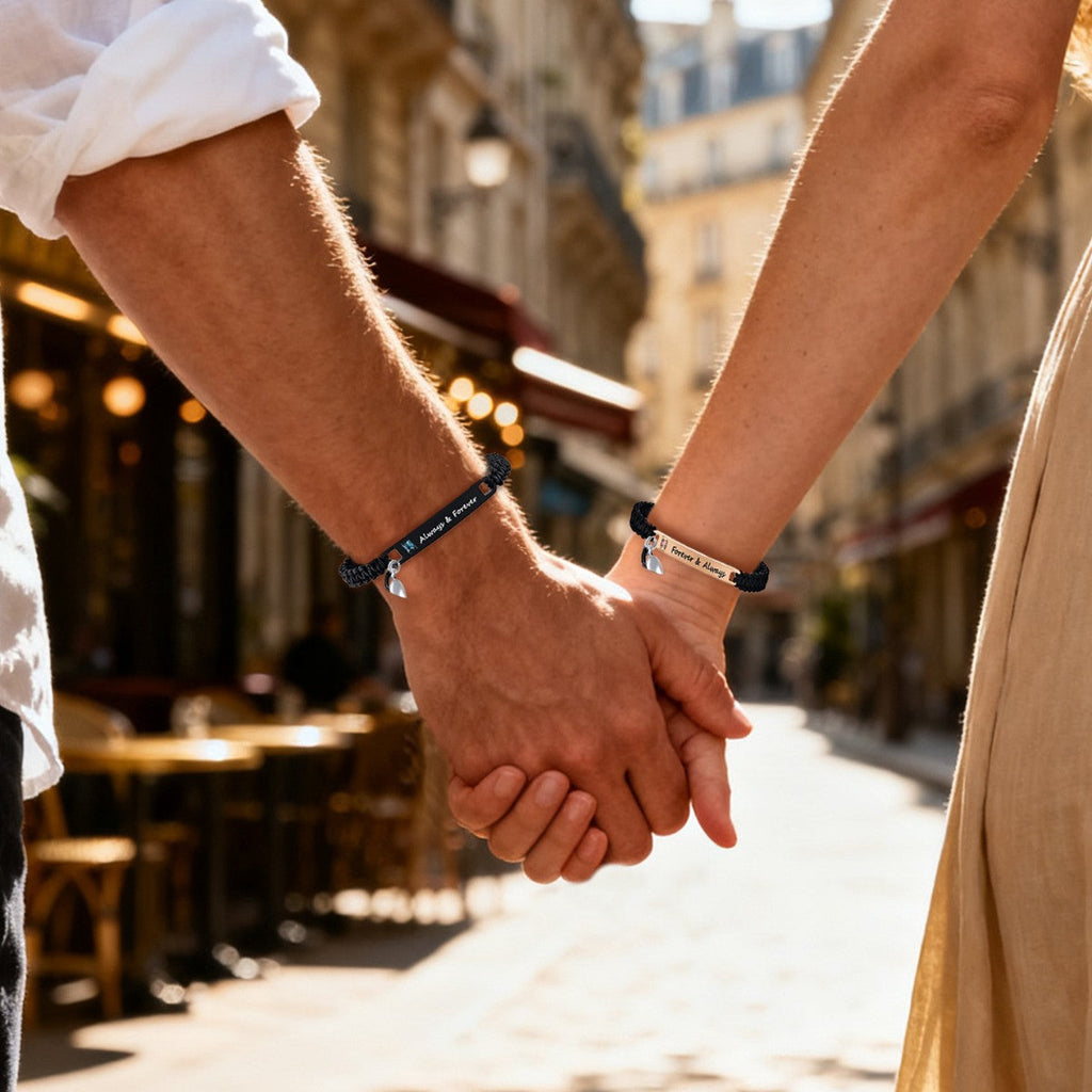 Couple Heart Bracelet