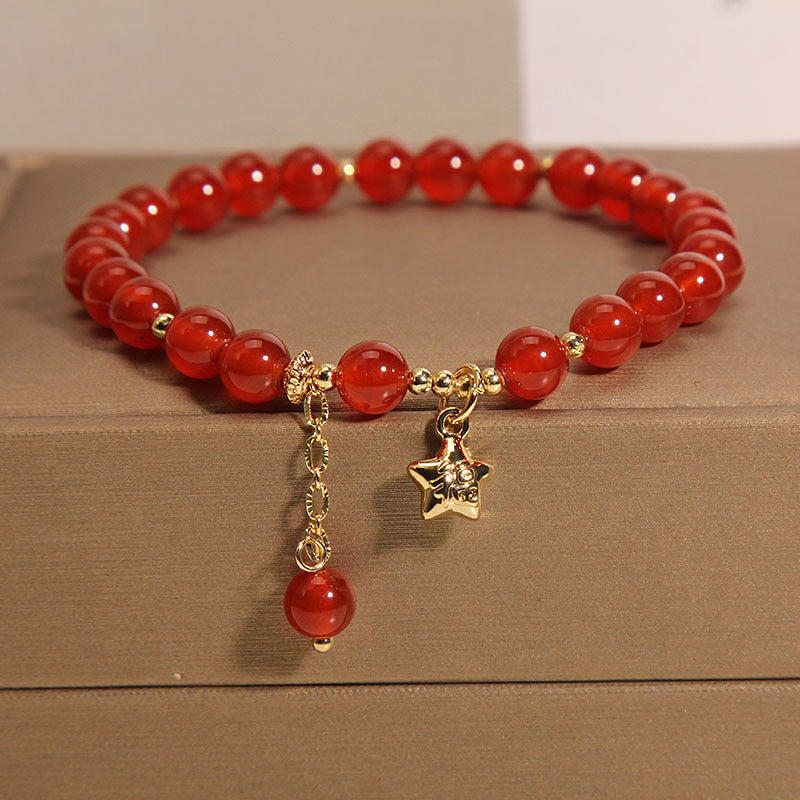 Bunny ? Red Agate Bracelet