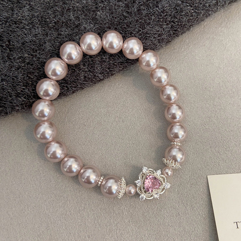 Cherry Blossom �?Pearl Bracelet