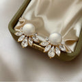 Vintage Flower Pearl Earrings