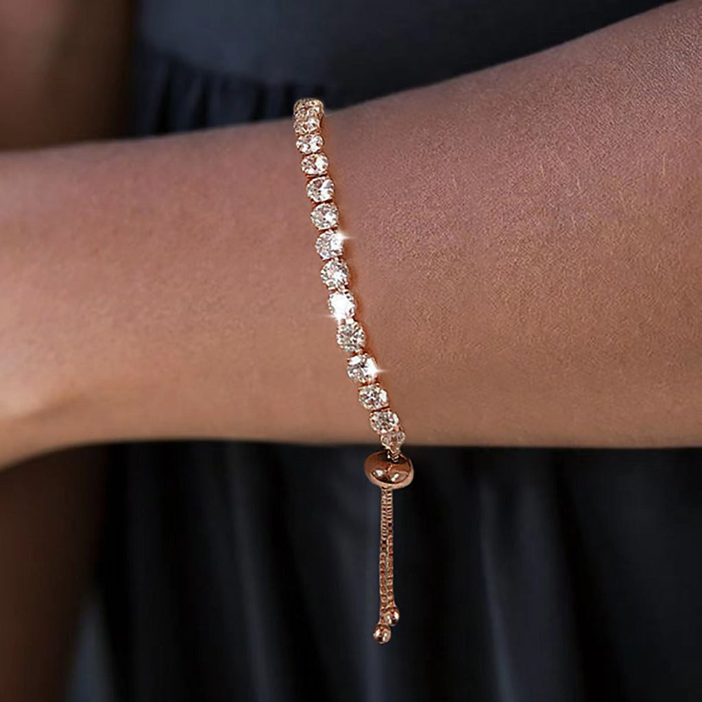 Adjustable Moissanite Tennis Bracelet