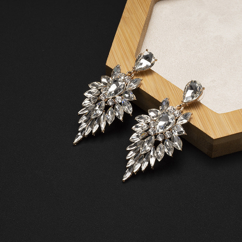 Crystal Tassel Earrings