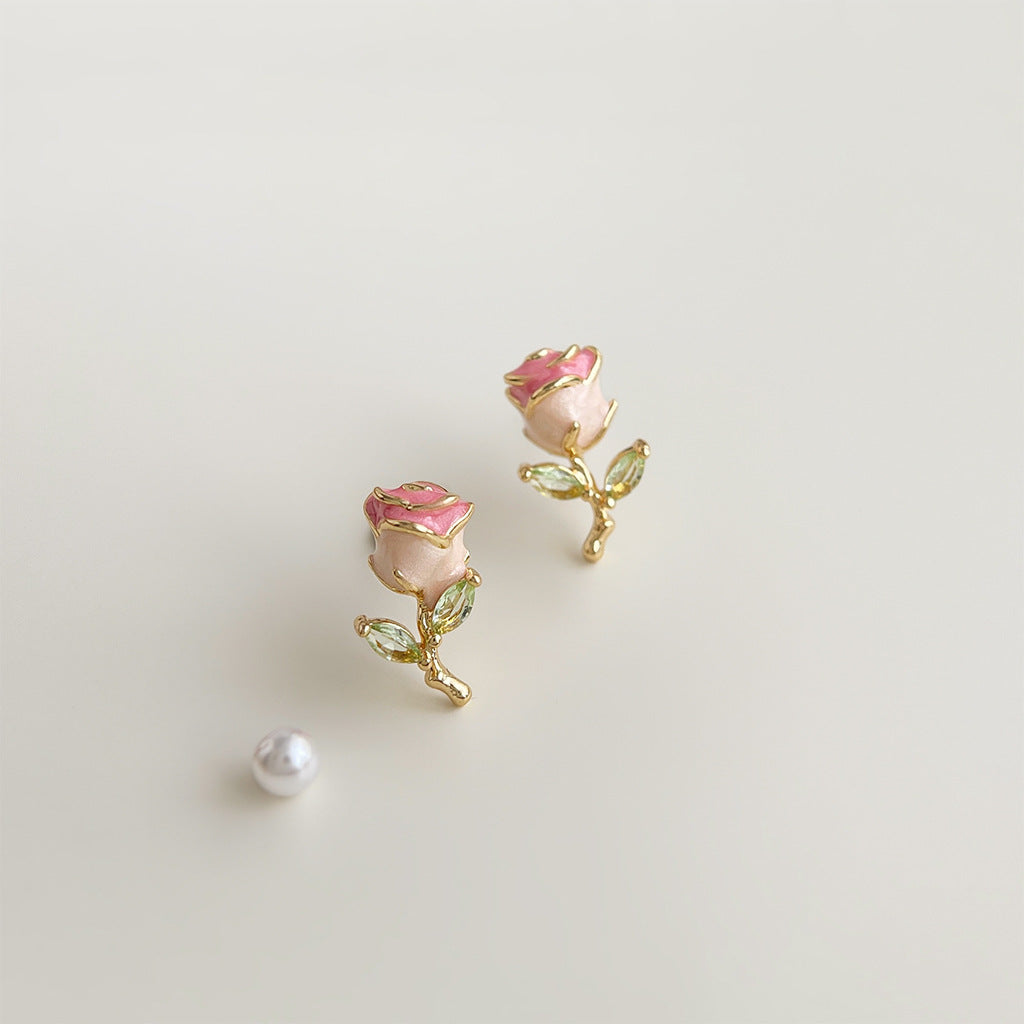 Rose Blooms • Crystal Earring