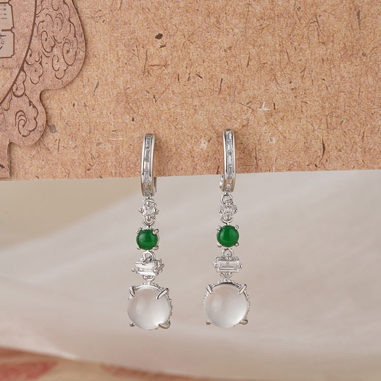 Vintage Tassel Crystal Earrings
