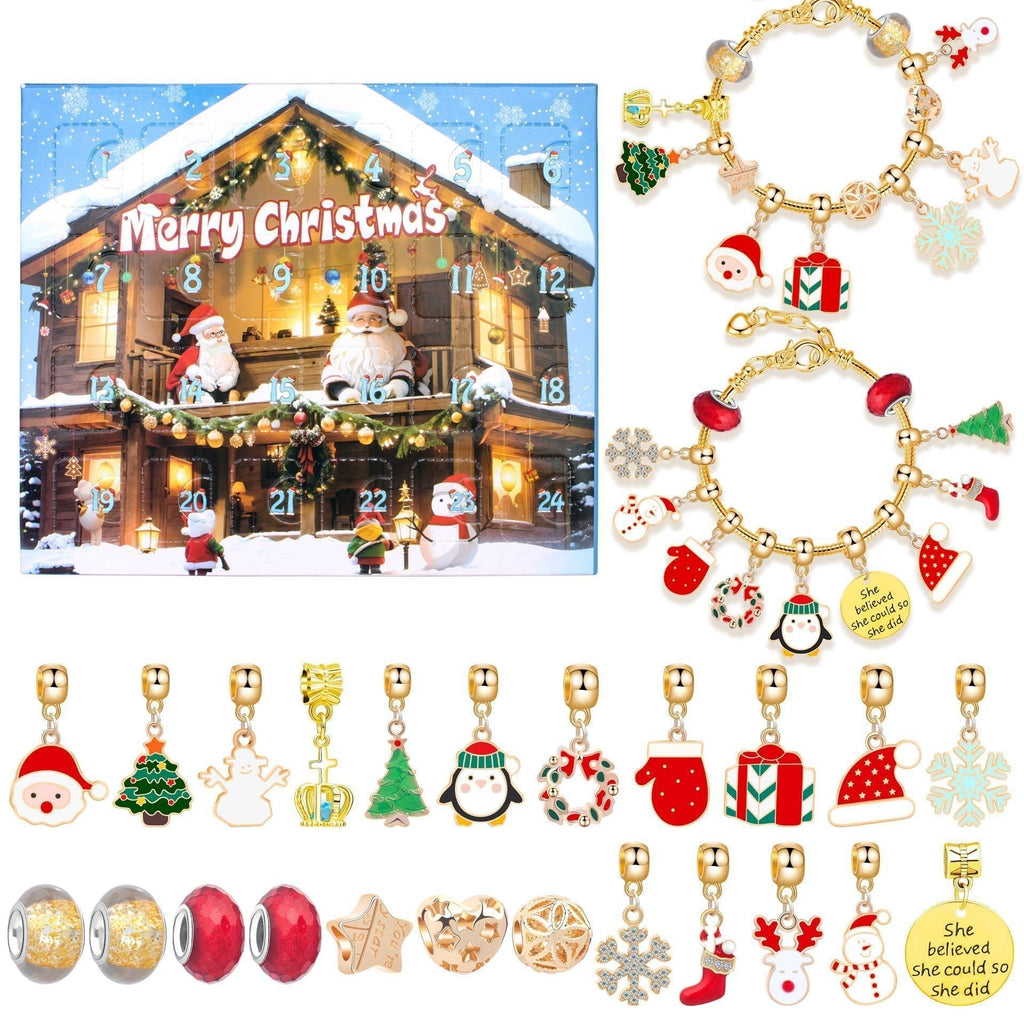 Christmas Advent Calendar Bracelet DIY Blind Box