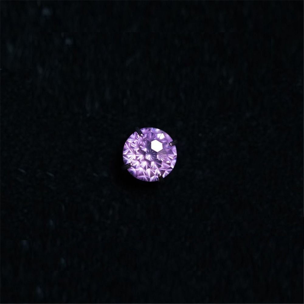 Fireworks Cut Colored Gem Stud Earrings