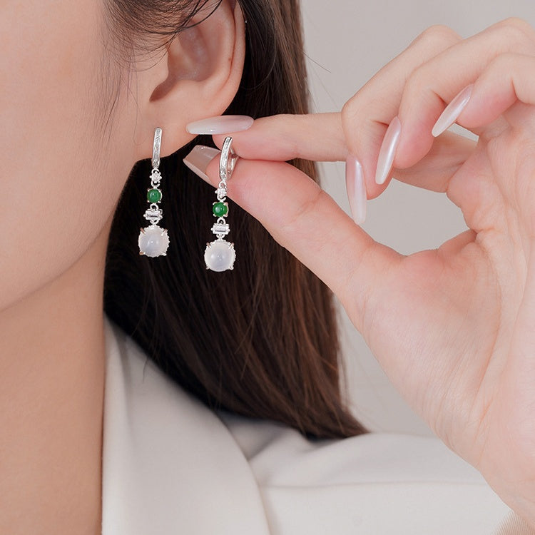 Vintage Tassel Crystal Earrings