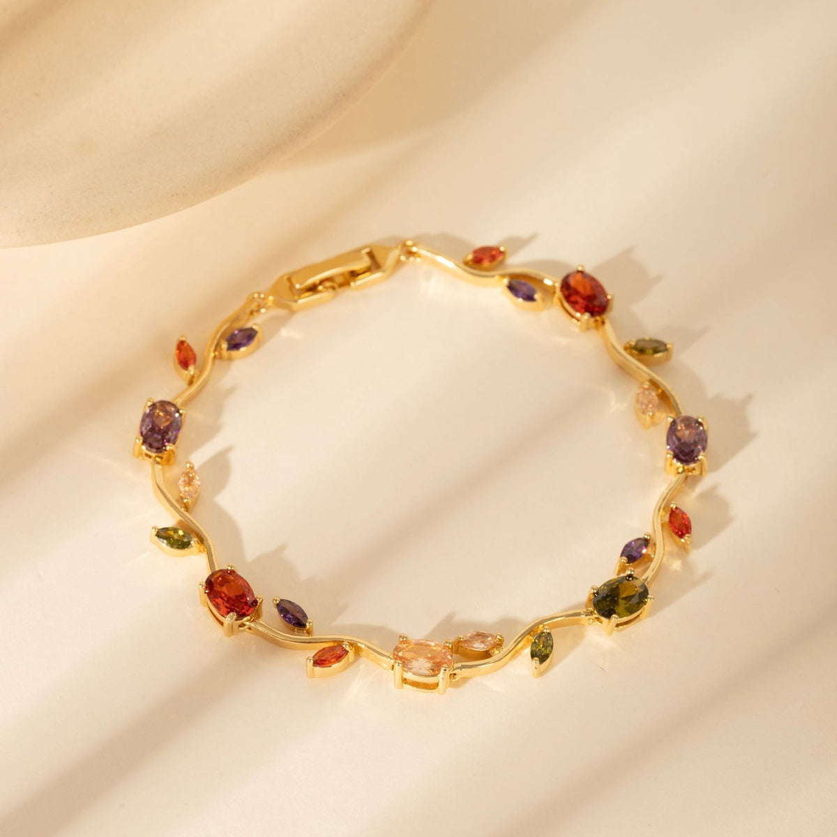 Tulip Vine Crystal Bracelet
