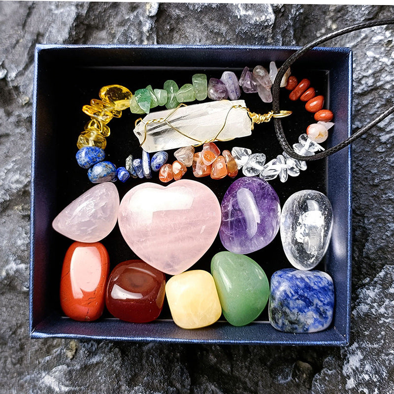 Energy Burst ? Colorful Stone & Hexagonal Pillar Trio