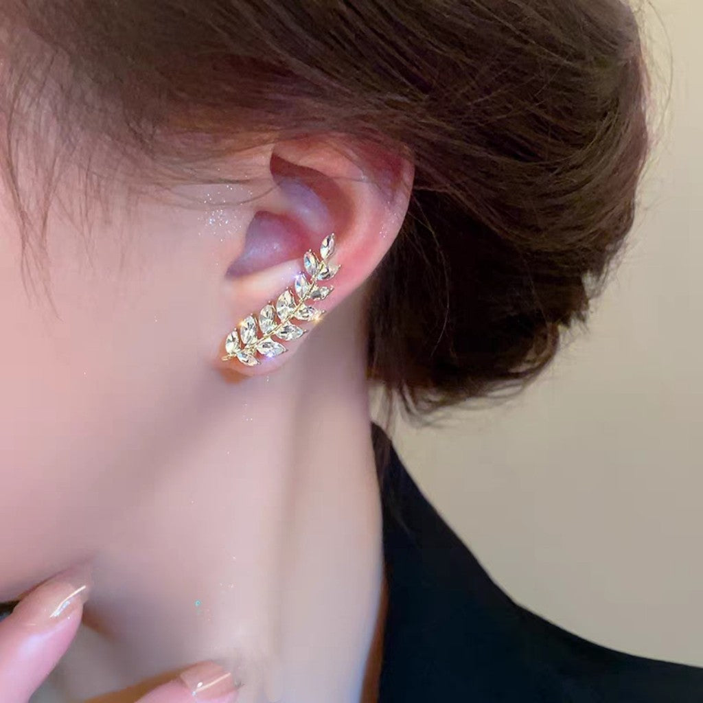 Pavé Wheat Ear Cuff