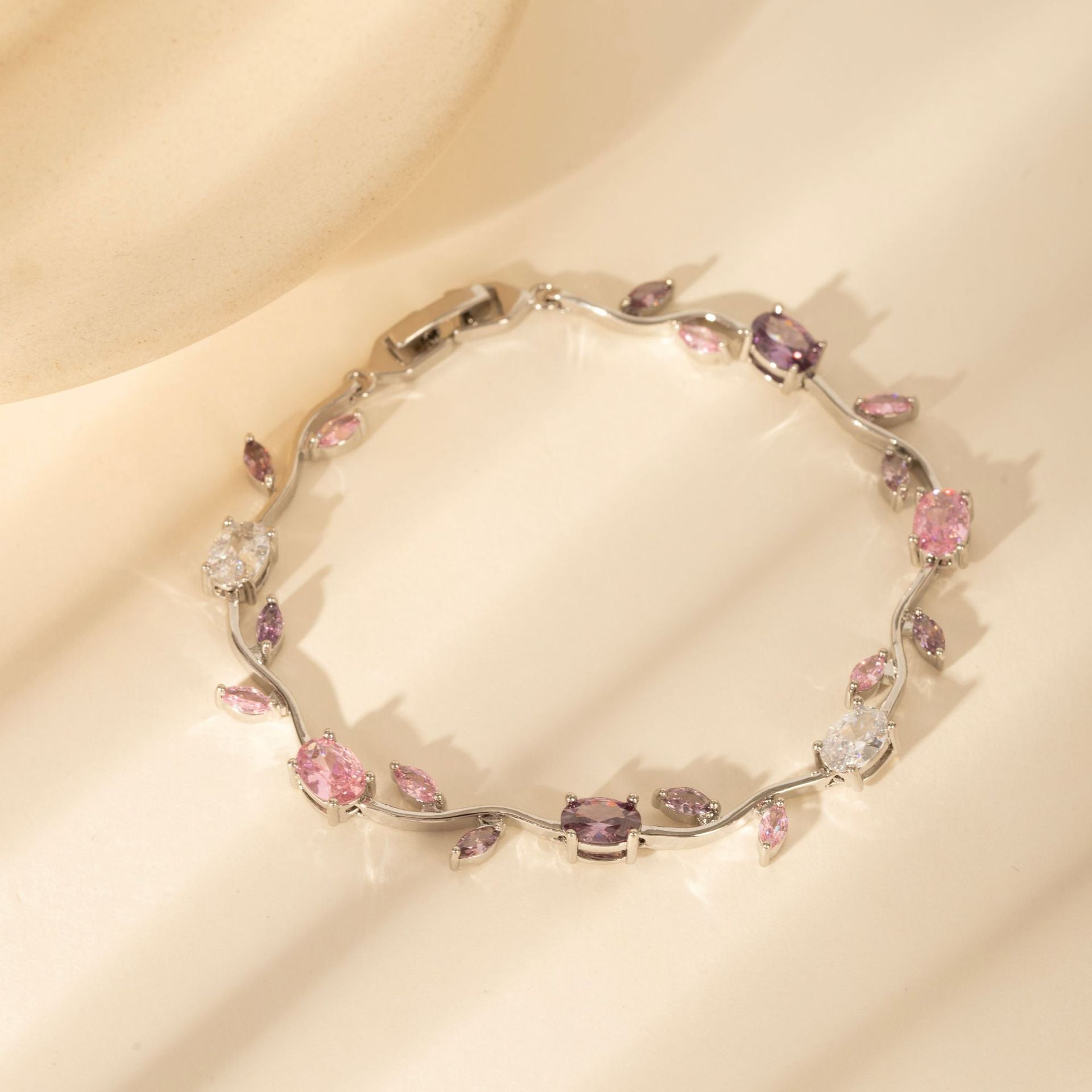 Tulip Vine Crystal Bracelet