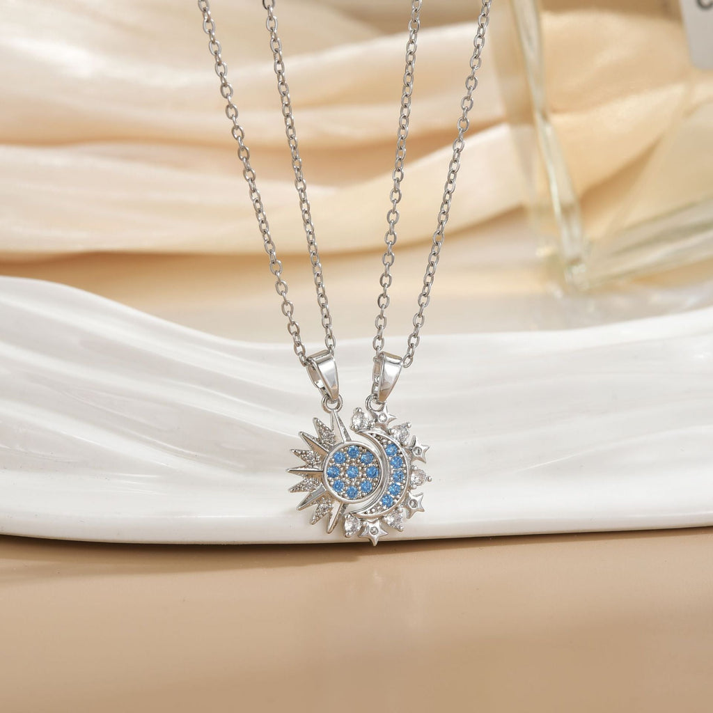 Sun & Moon Necklace Set