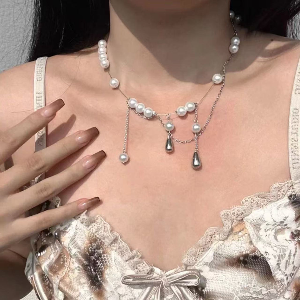 Elegant Double-Layer Pearl Necklace