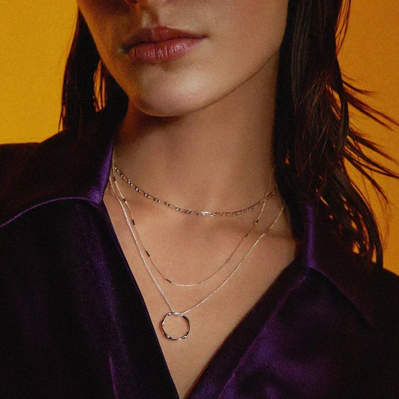 Open Necklace (3 Rows)