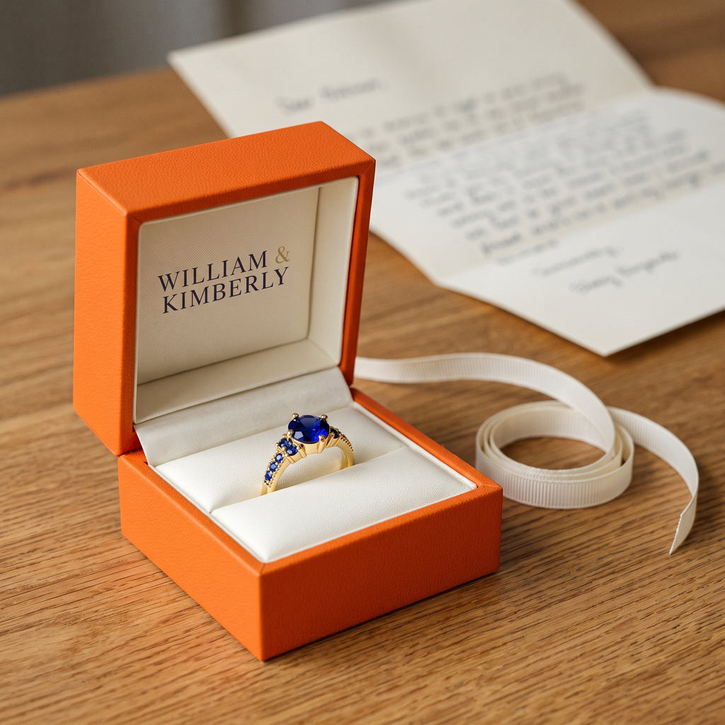 Celia Gold Sapphire Ring
