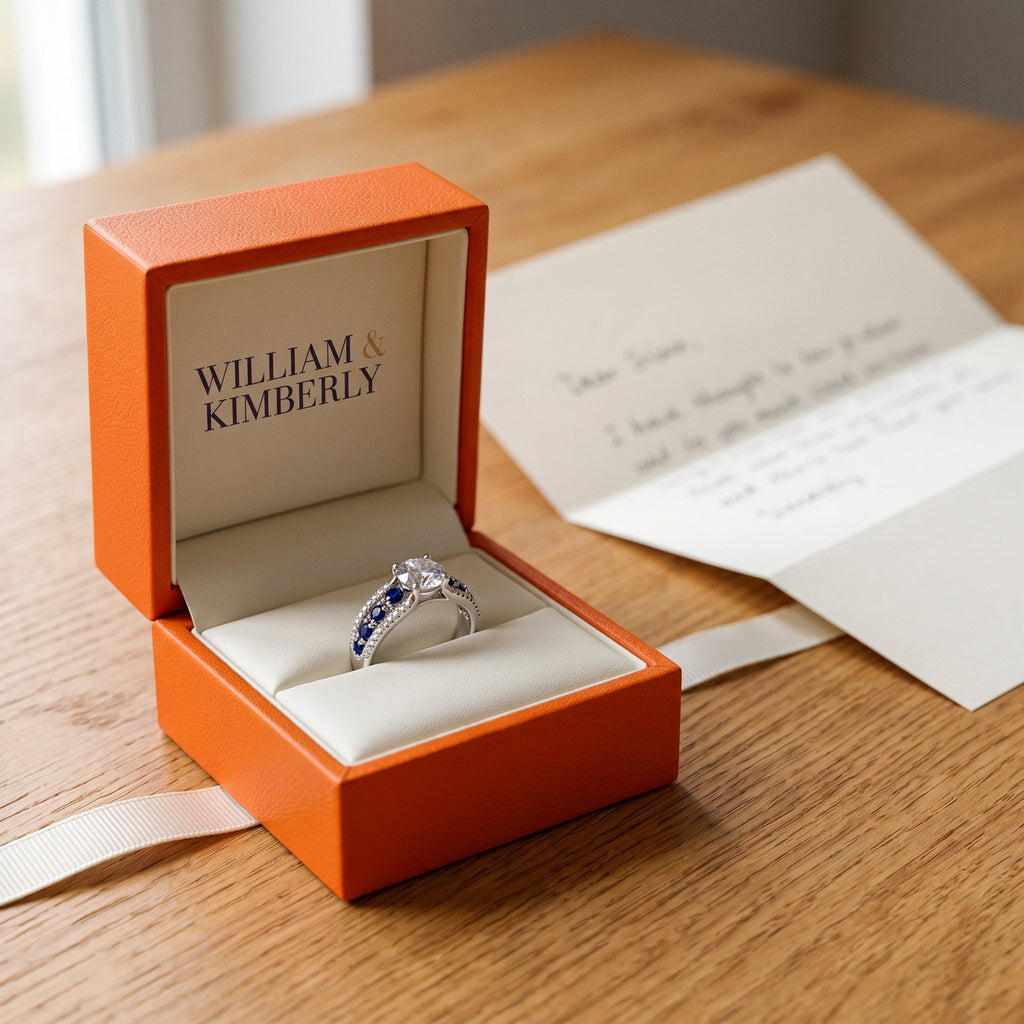 Colette White Gold Sapphire Ring