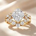 Princess Cut Multi-Stone Ring Set
