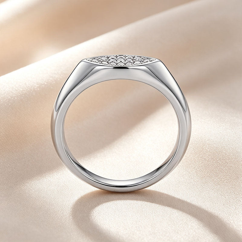 Marquise Paved Wide Dome Ring