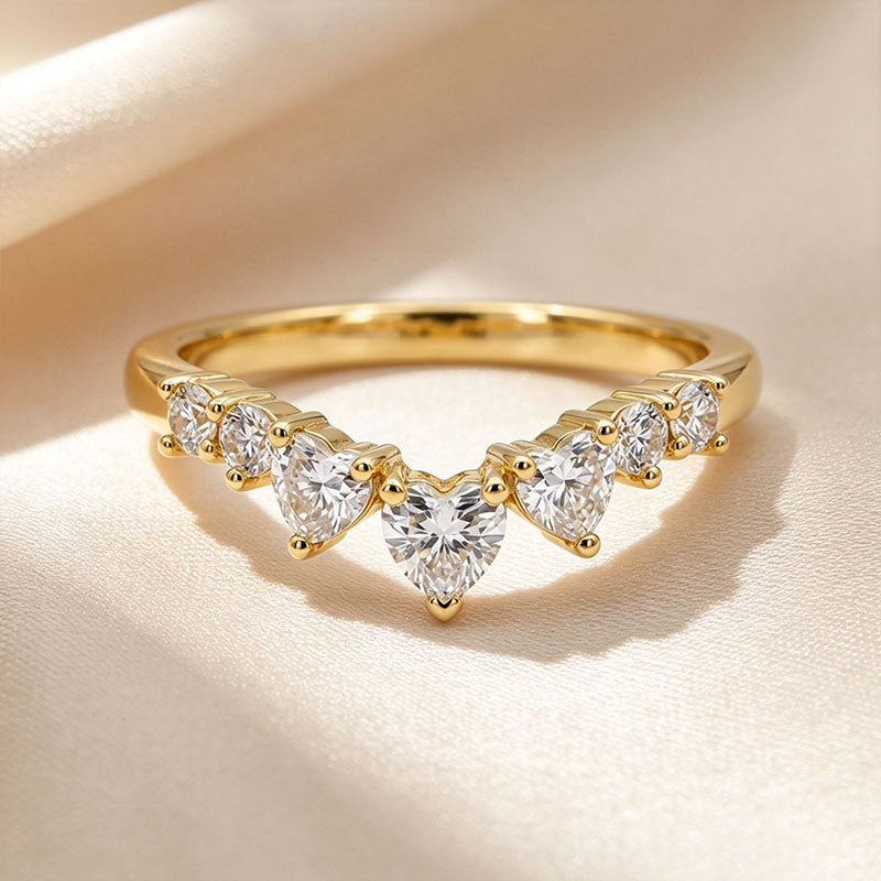 Princess Cut Multi-Stone Ring Set