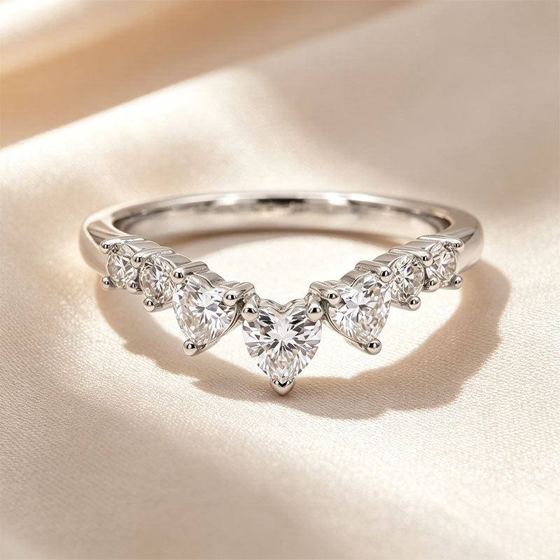 Princess Cut Multi-Stone Ring Set