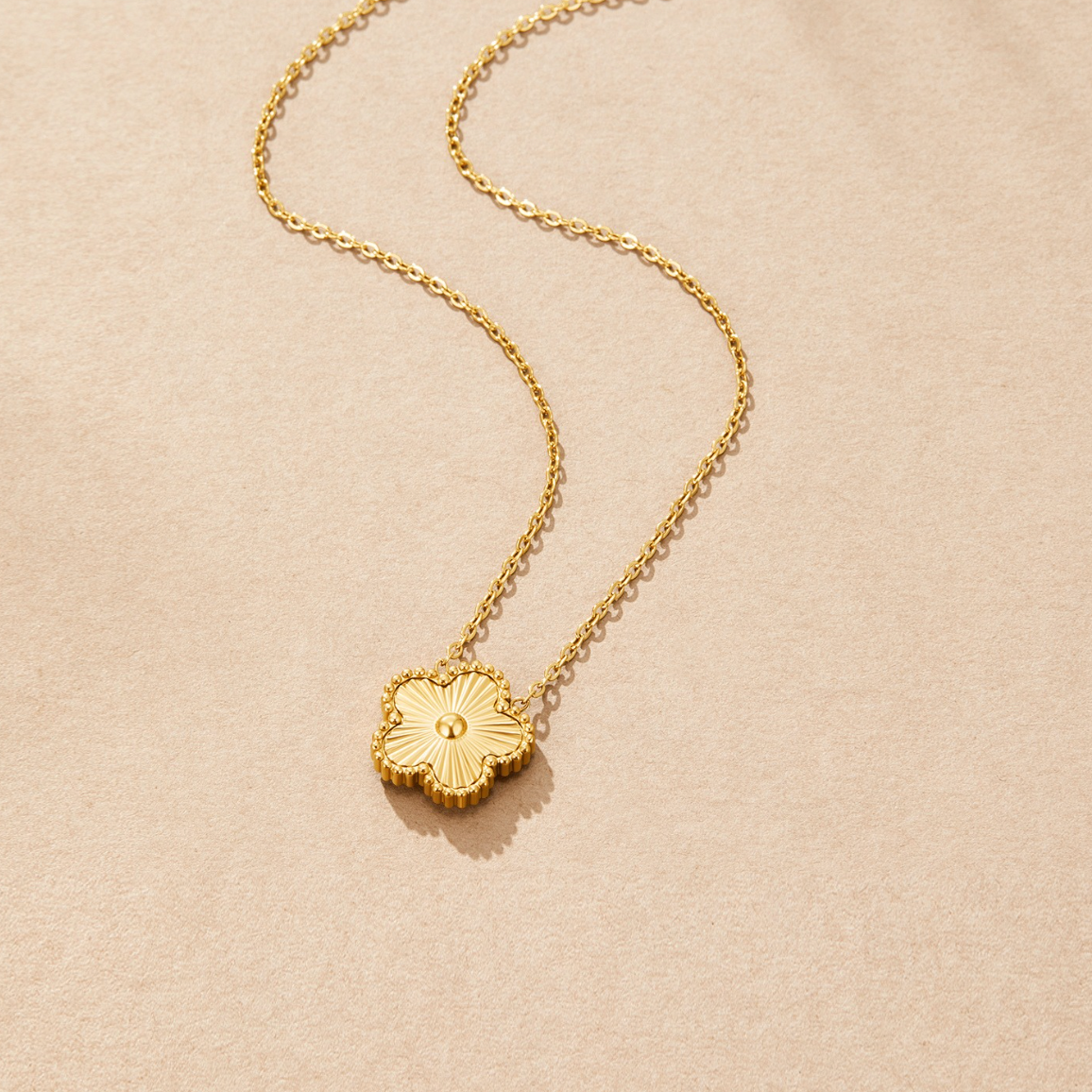 Gold Held Necklace
