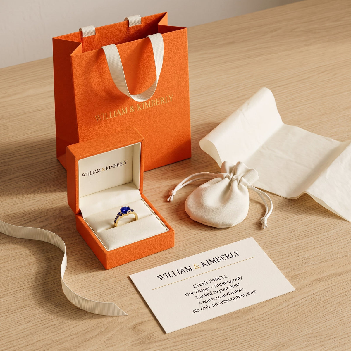 Celia Gold Sapphire Ring