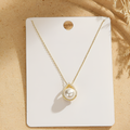 Elegant Pearl Drop Necklace