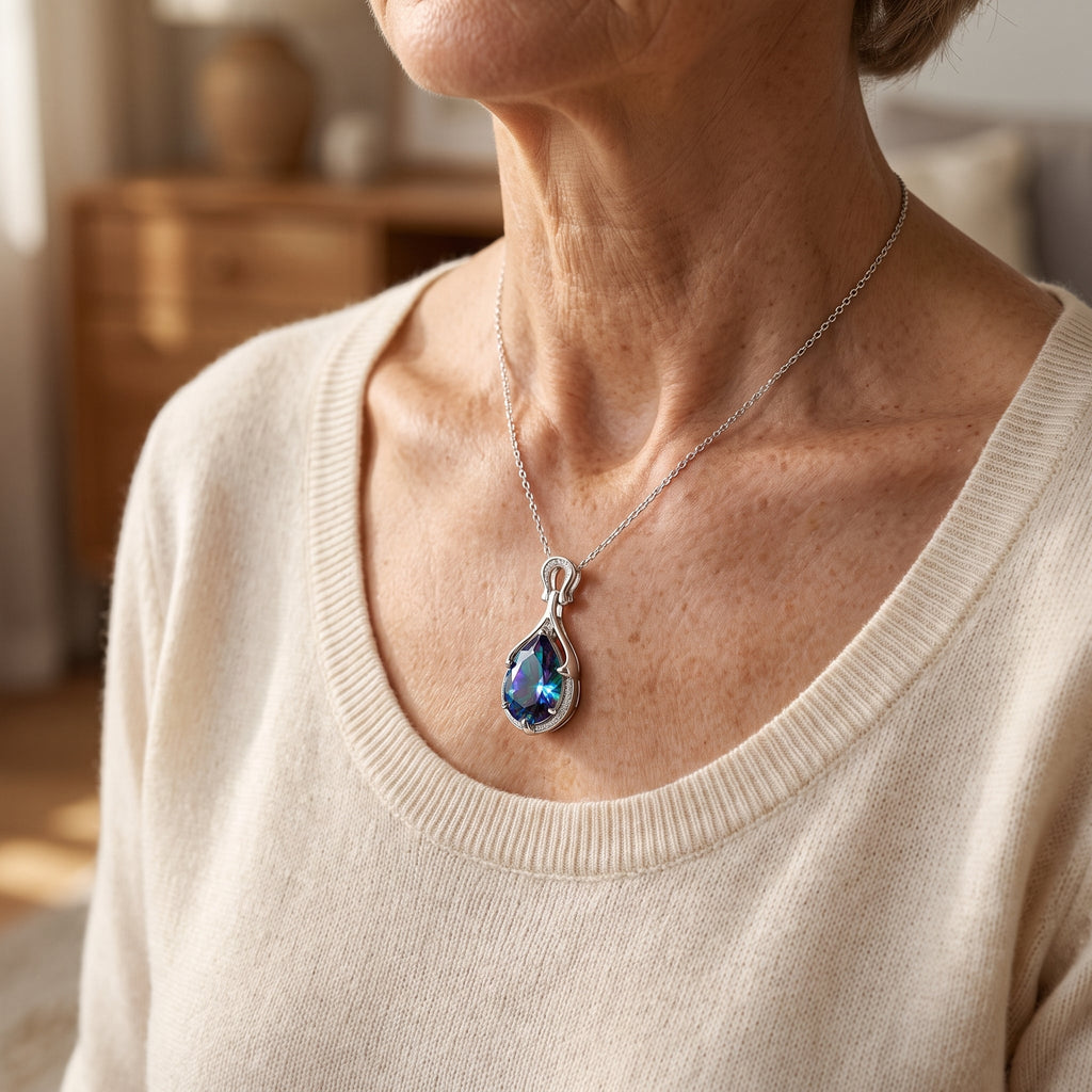 Amara White Gold Necklace