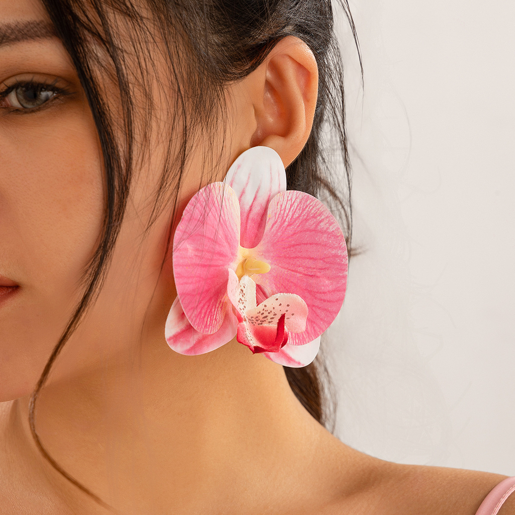 Phalaenopsis necklace and earrings