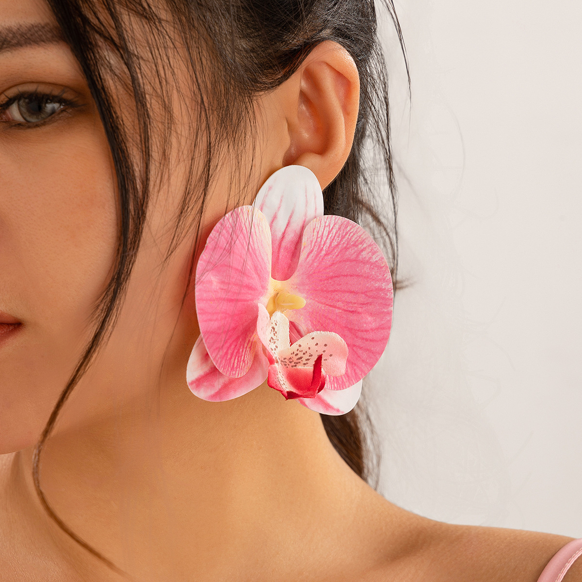 Phalaenopsis necklace and earrings