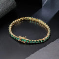 Aliona Emerald Tennis Bracelet