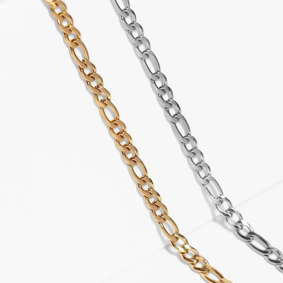 Valerie – Simple Link Structure Gold Necklace