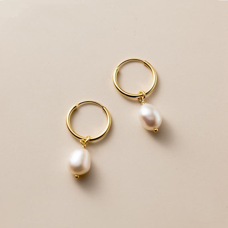 Elisa Marie – Pearl-Studded Earrings.