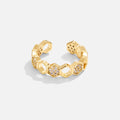 Friedrika – Gold Ring with Pearl Accents.