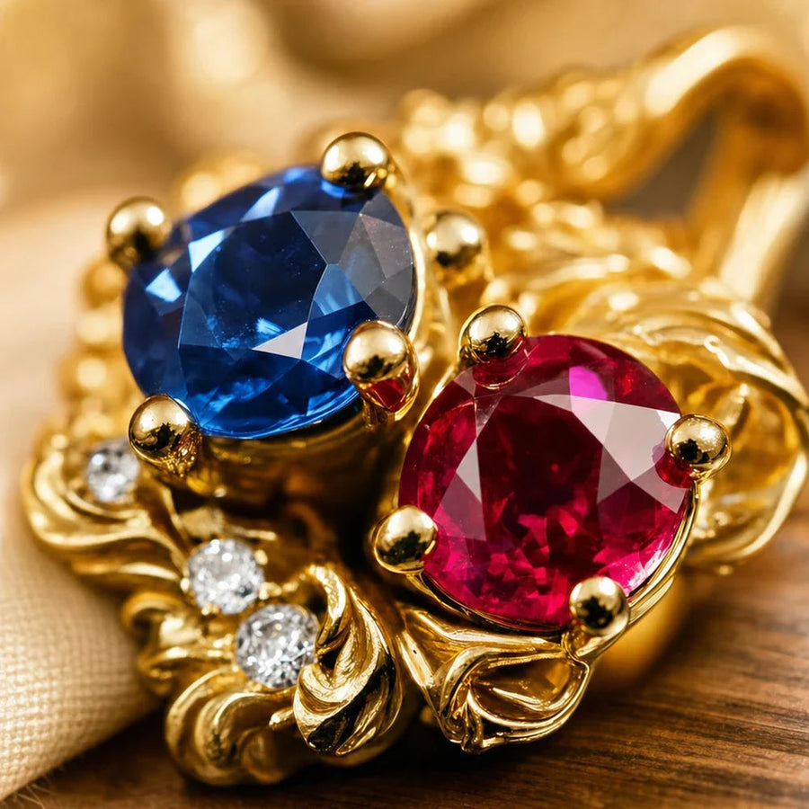 Solid Gold & Sterling Silver