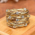 Vintage Gold Statement Ring