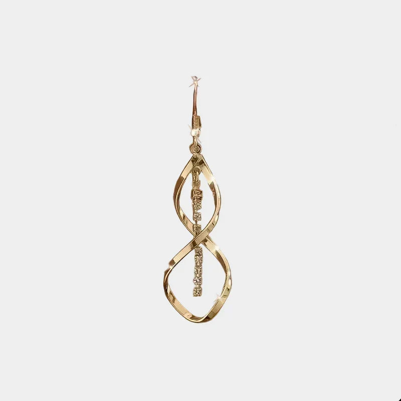 Earrings Spiral Sunbeam | Gold