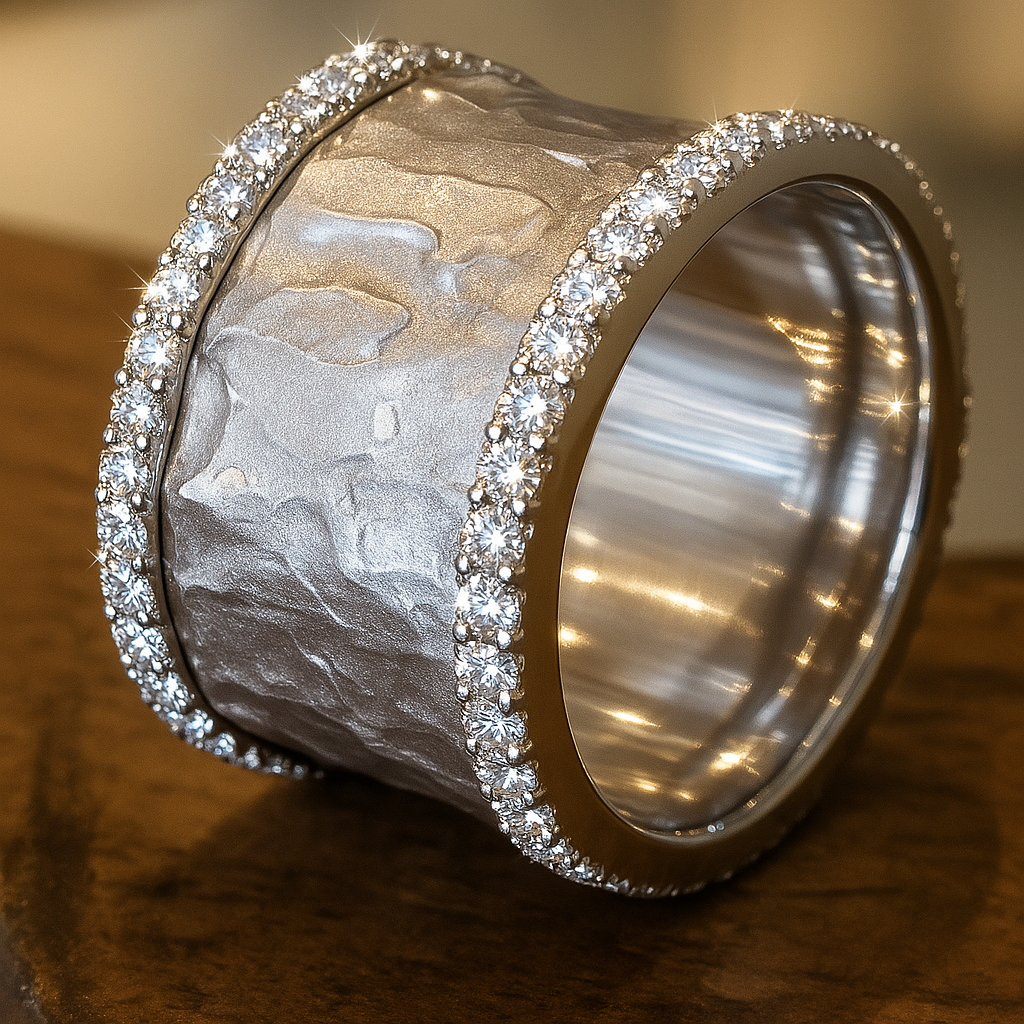 Hannah - Vintage Ring Silver Zirconium