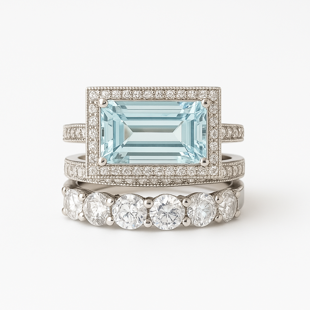 Gabriele - Vintage Turquoise Glass Ring